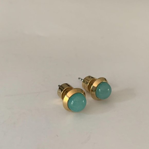 NOC Michael Kors Easy Opulence 2 in 1 Earrings Natural Stone Studs Dangle - Picture 7 of 8